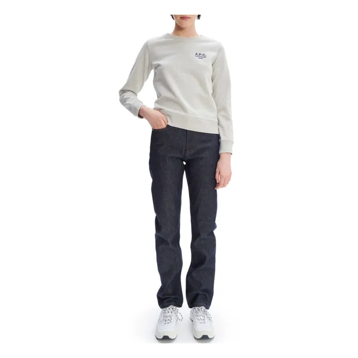 A.P.C. Sweat Skye Coton Bio | Ecru chiné