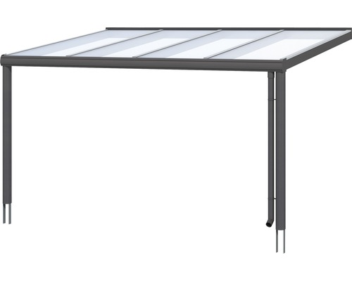 SKAN HOLZ Genua terrasoverkapping 434x257 cm antraciet