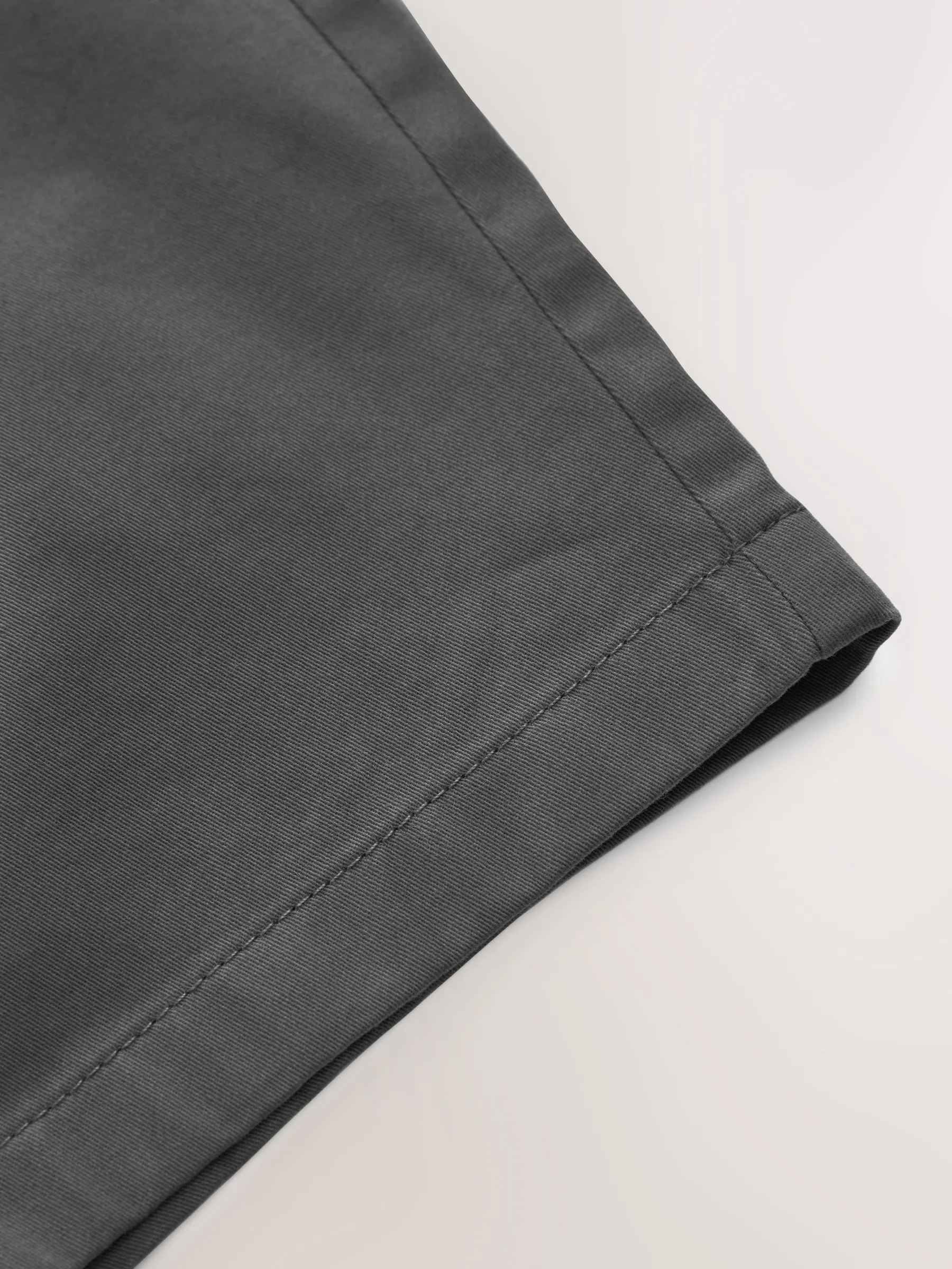 Marineblauw/antraciet - Slim Fit - Set van 2 chinoshorts met stretch
