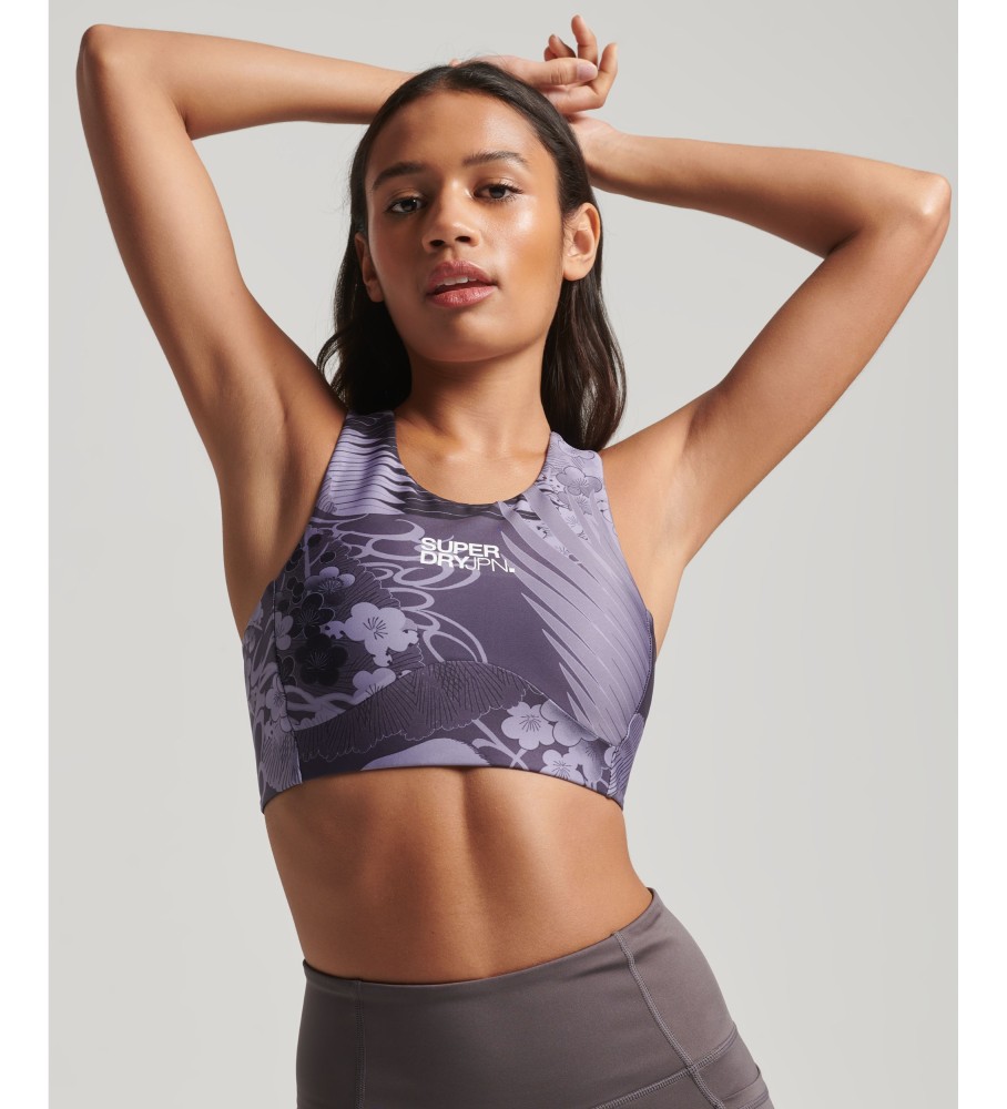 Sutiã Superdry Core Active, lilás