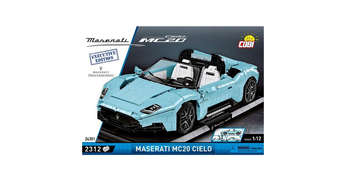COBIMaserati MC20 Cielo - Executive Edition Constructiespeelgoed  (Schaal 1:12)