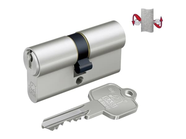 BASI V5200-0000, Europrofilsylinder, Sølv, 3 stykker, 1 stykker, 230 g, 1,5 cm