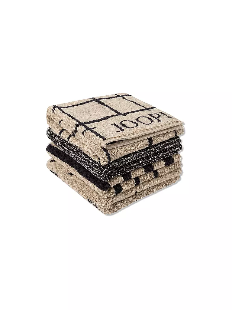 JOOP Duschtuch SELECT ALLOVER 80x150cm Ebony grau