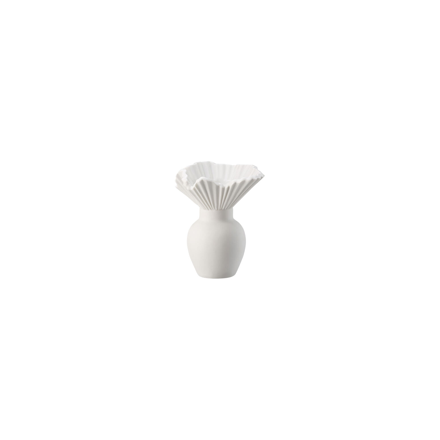 Minivasen Weiss matt Vase 10 cm
