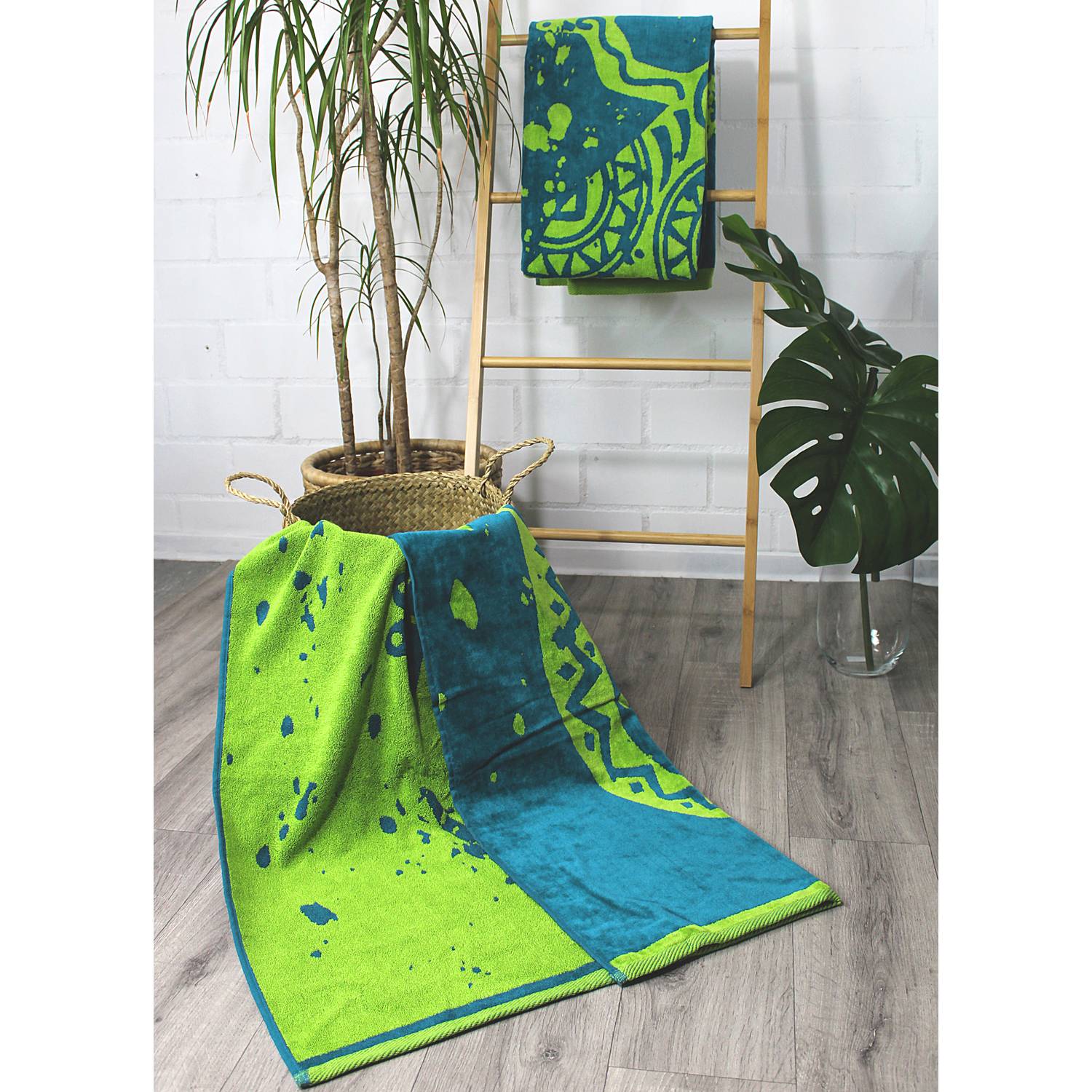 Velours Strandtuch