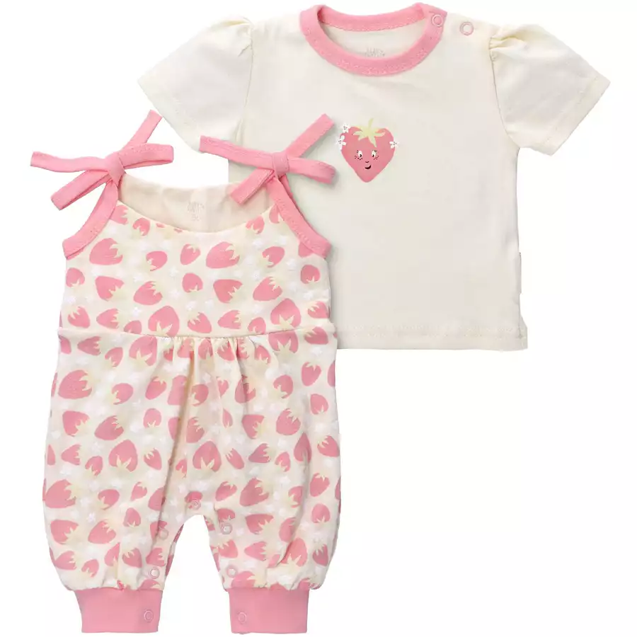 Baby Sweets 2tlg Set Strampler + Shirt Lieblingsstücke creme