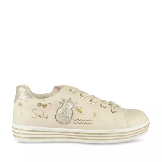 Baskets BEIGE LOVELY SKULL