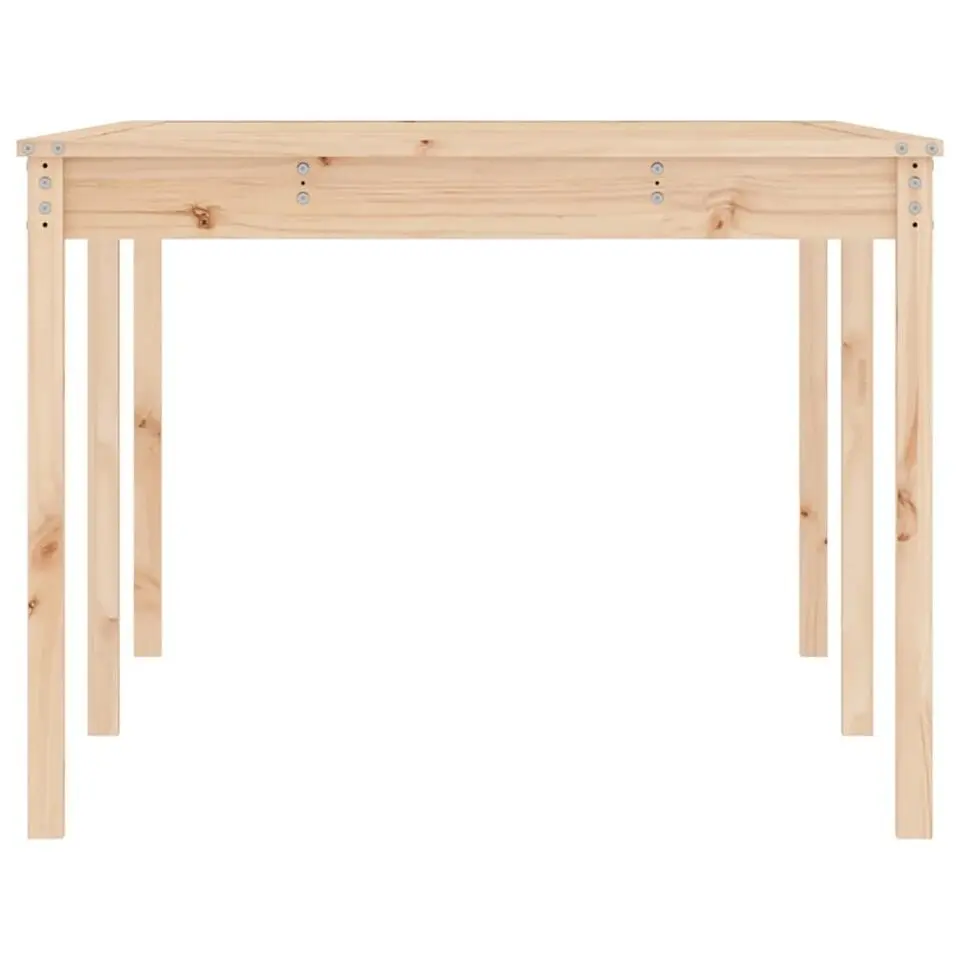 vidaXL - Tuintafel - Bruin - Massief grenenhout - 203.5 x 100 x 76 cm