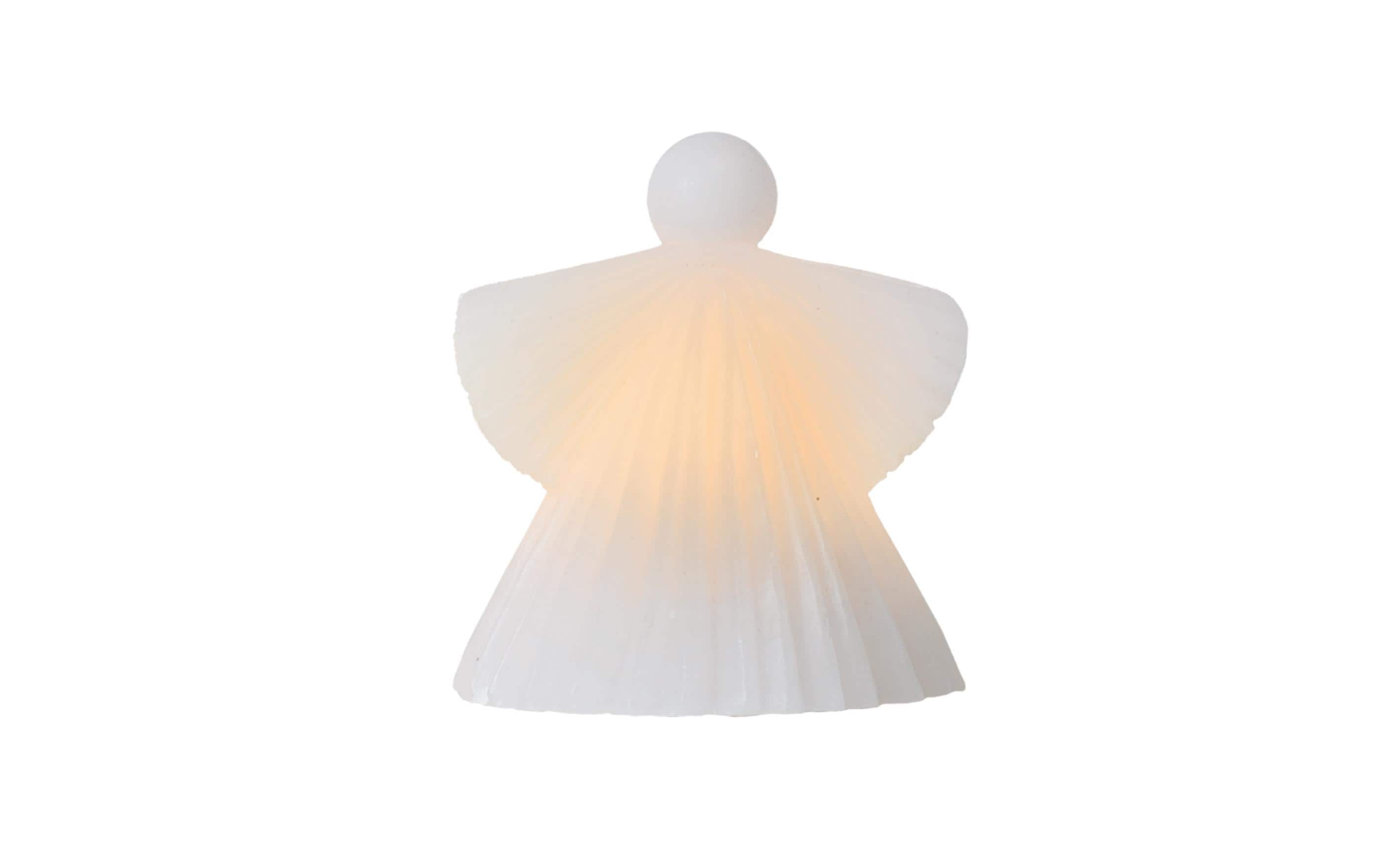 Tischdeko Asta, Ø 13.5 x H 15 cm, WeissWeihnachtliche LED-Dekoration