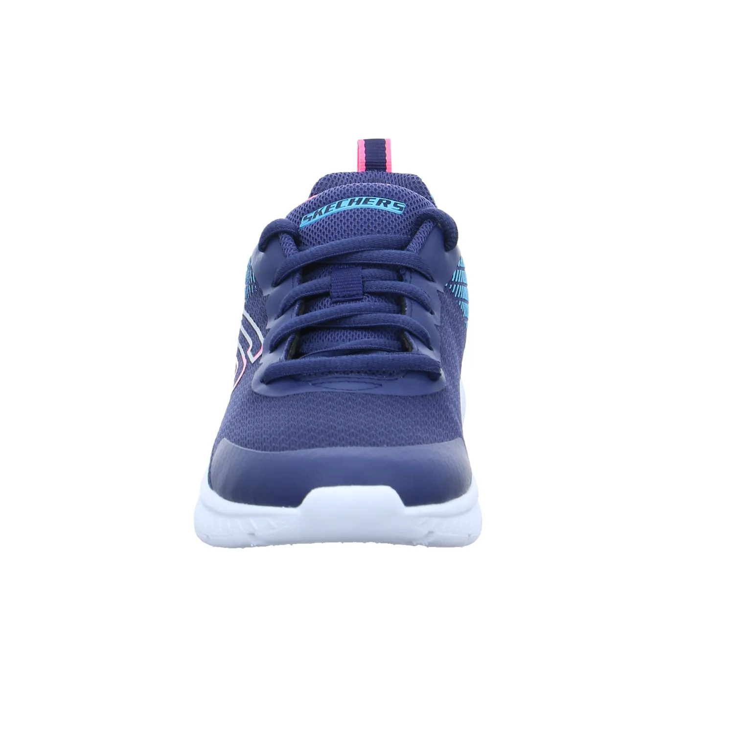 SKECHERS Mädchen-Halbschuh Binder Blau Textil  Sneaker