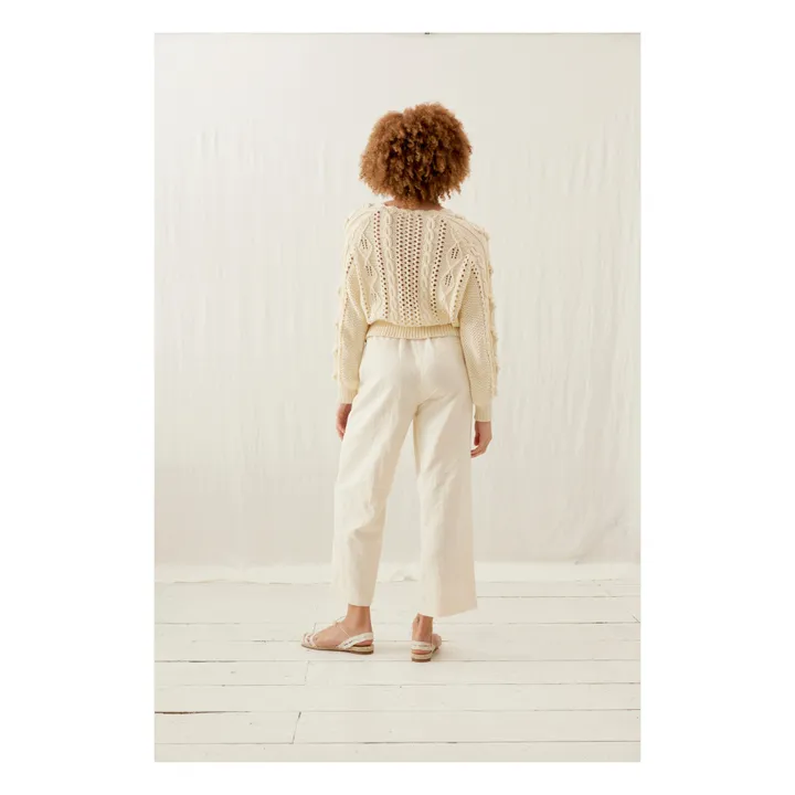 Louise Misha Gilet Sankara - Collection Femme | Crème