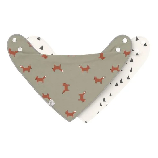 Little Forest Lot de 2 bavoirs bandanas   Renard        de               Lässig