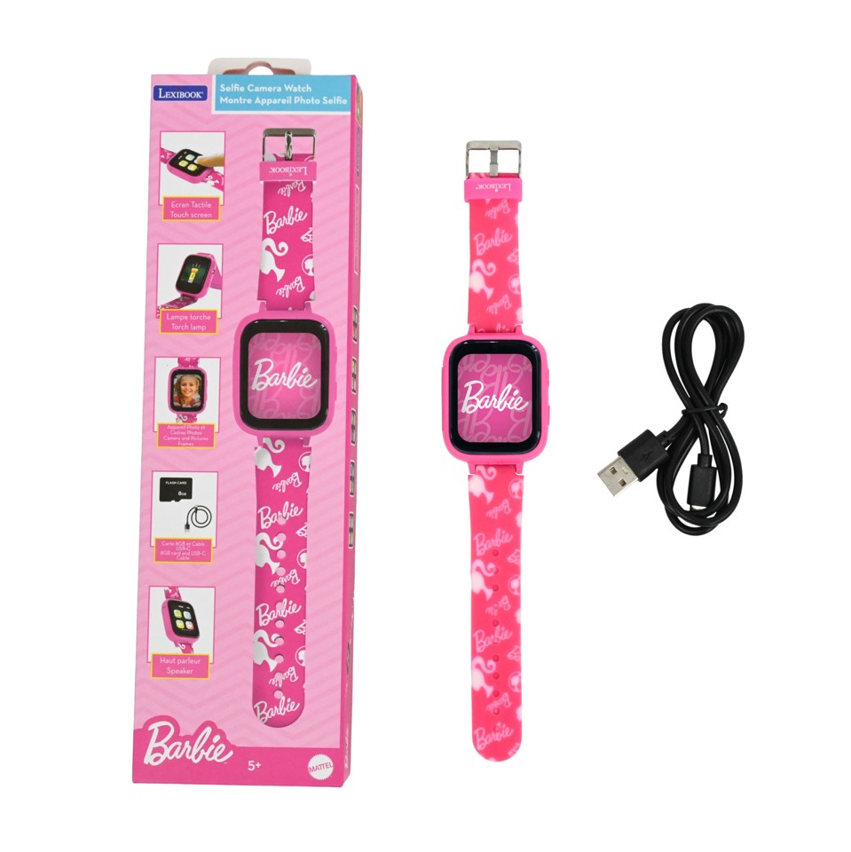 Lexibook - Barbie Kids Smartwatch med 8GB hukommelseskort