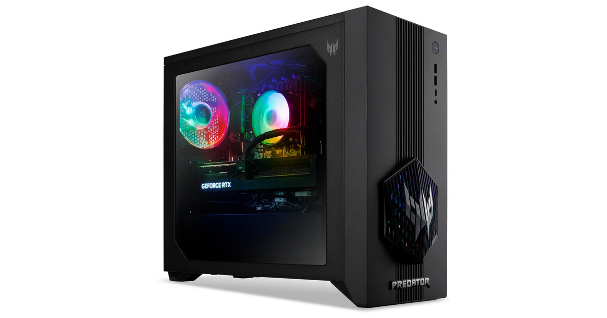 AcerPredator Orion 3000 (DG.E4UEH.001) gaming pc  (Zwart | Core i5-14400F | RTX 5060 | 16 GB | 1 TB SSD)