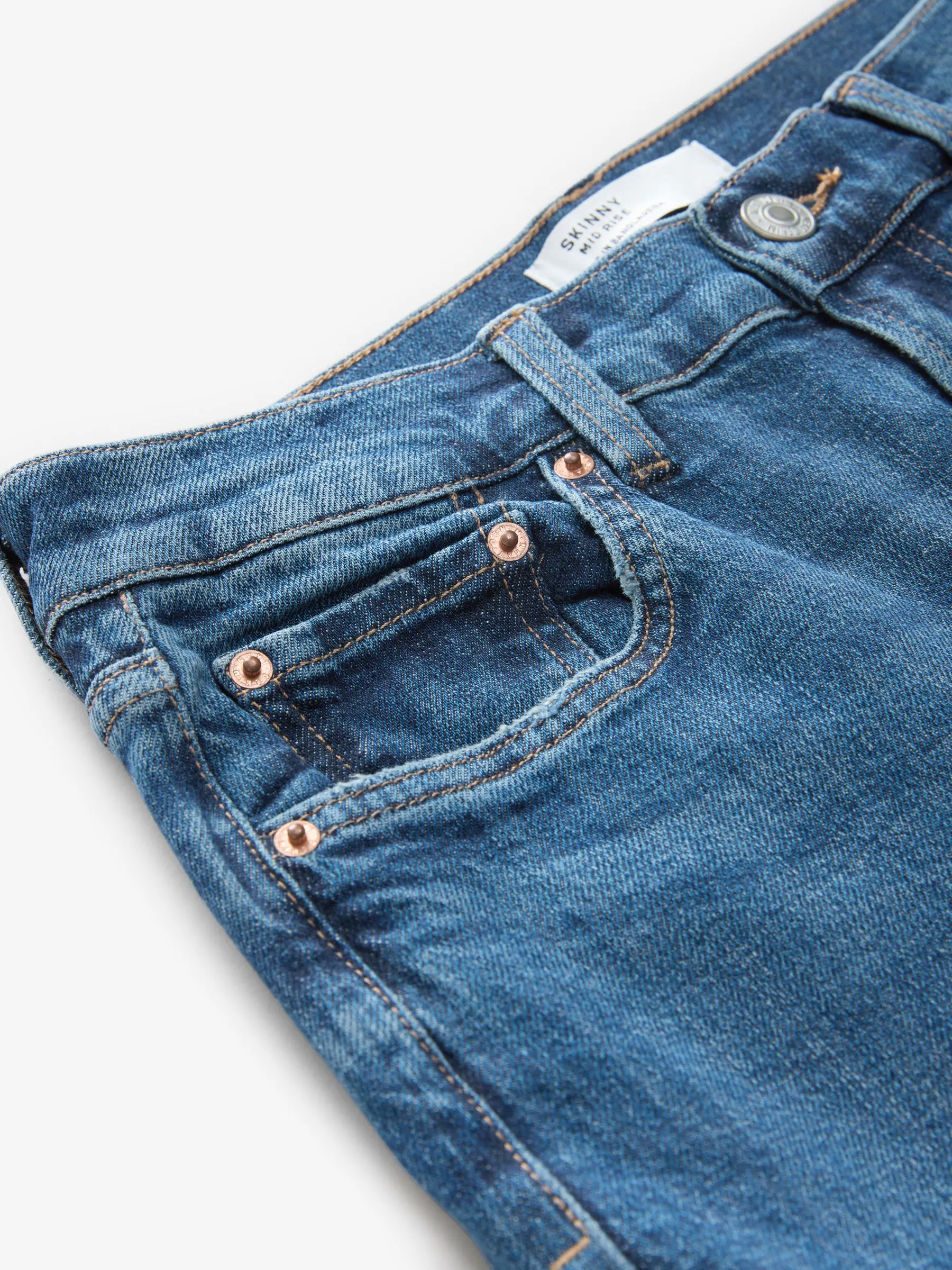 Donkerblauw - Authentieke relaxed skinny jeans