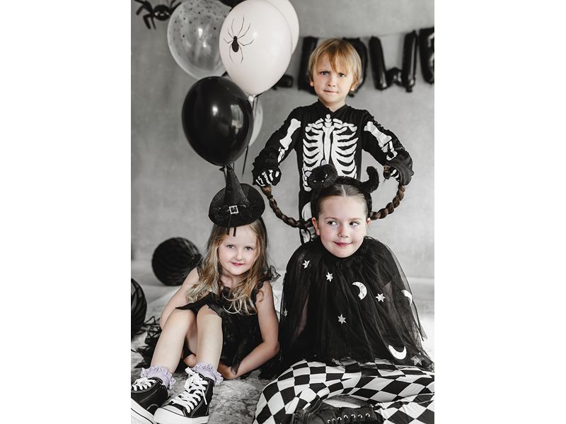 Partydeco Ballons Spinnen, 30 cm, 6 Stück Ballone für die Halloween-Dekoration
