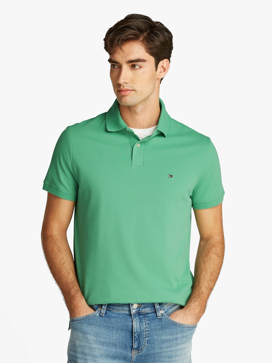 TOMMY HILFIGER<br>Camisa polo de manga curta, tamanho regular 1985