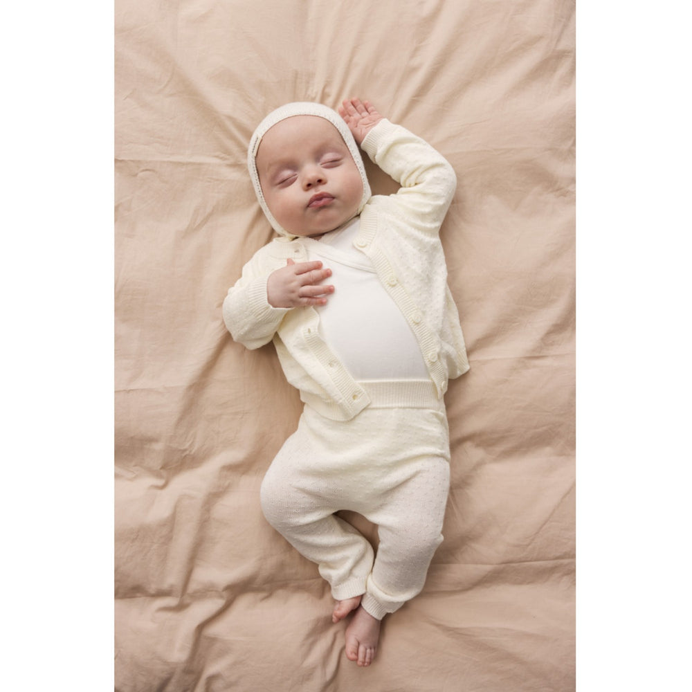 Køb MarMar Newborn Modal Mix Mini Dots Gentle White Pira Knitwear