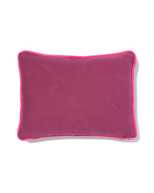 housse de coussin bordeaux 40x30