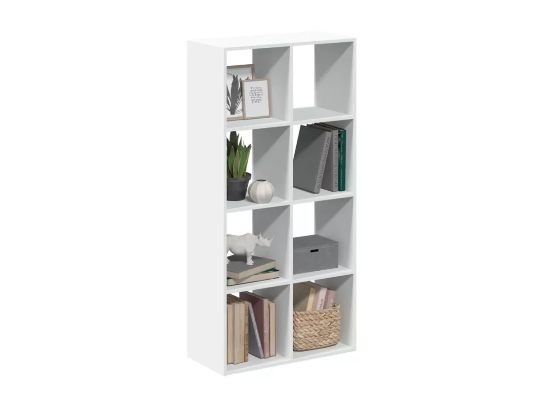 Étagère séparatrice de pièce blanc 69,5x29x137,5 cm