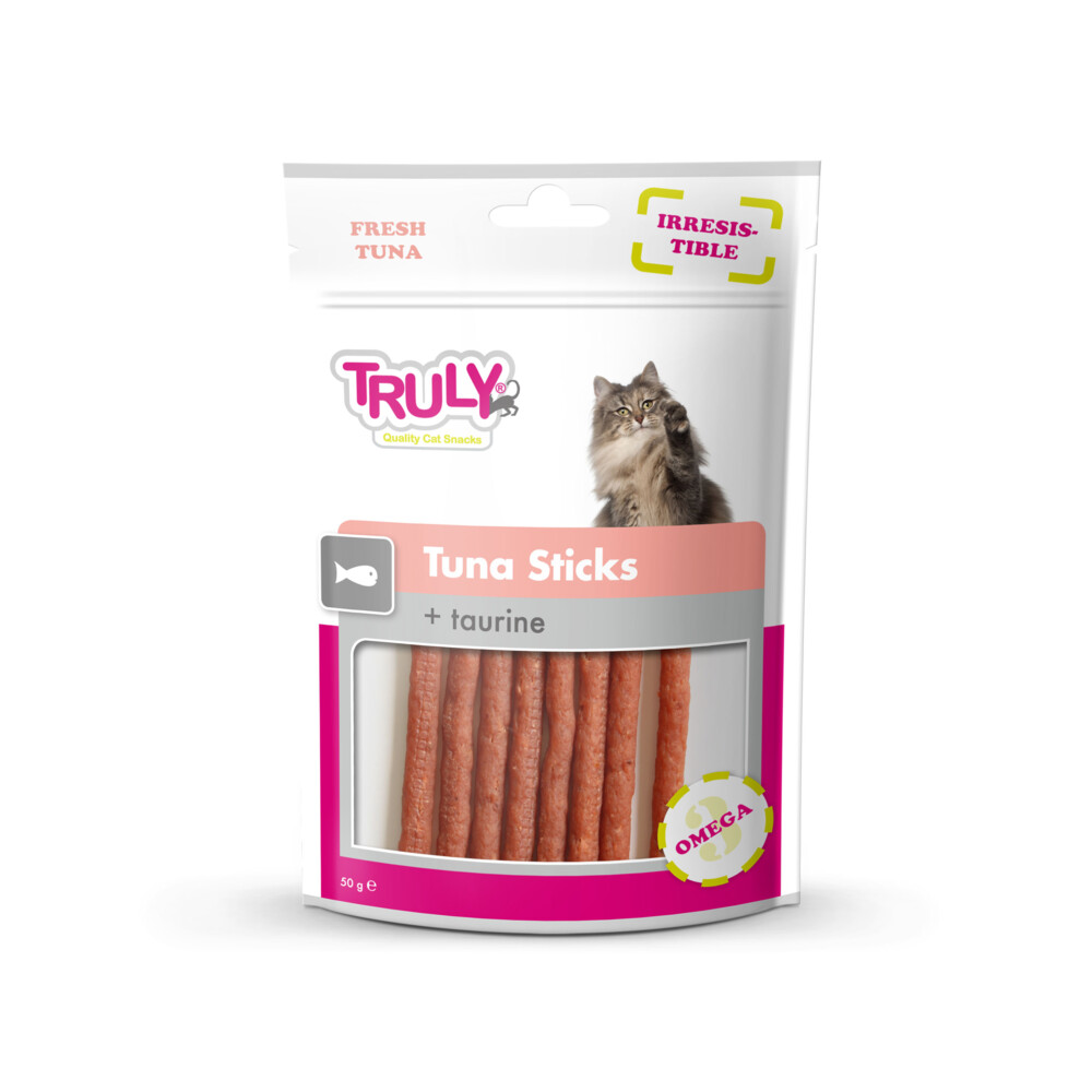 Truly Cat Snacks Tonijn Sticks met Taurine50 gr
