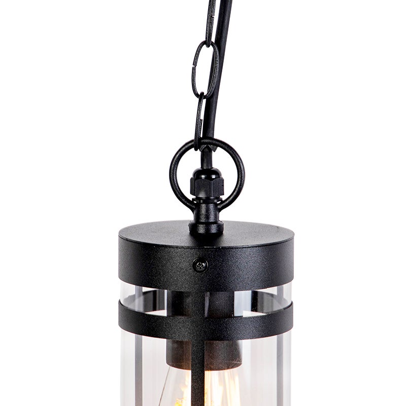 Moderne buitenhanglamp, zwart, IP44 - Gleam
