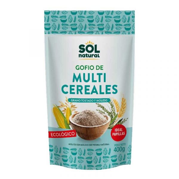 Sol Natural Gofio Multicereais Integrais Orgânicos 400g