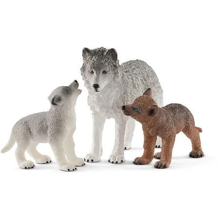 Schleich® 42472 Wolfsmutter mit Welpen