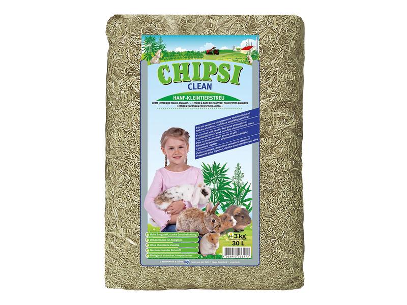 CHIPSI Einstreu Clean, 3 kg Hanfeinstreu