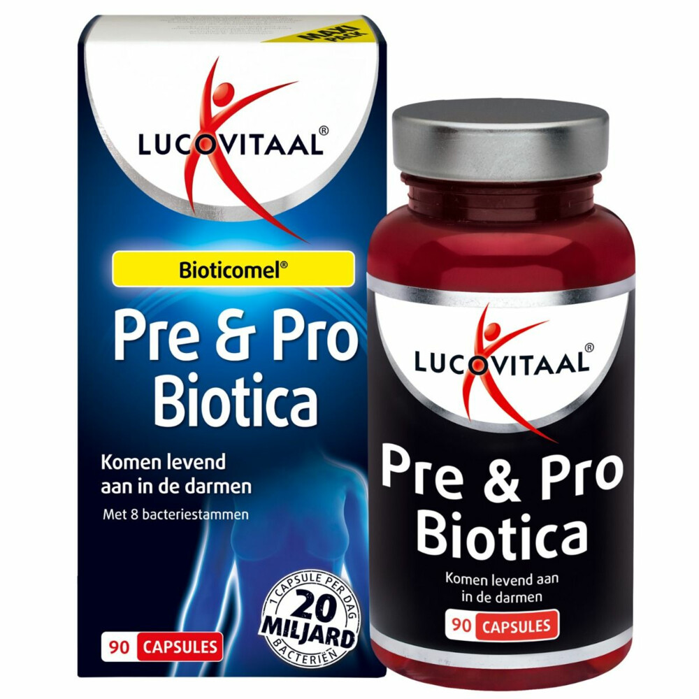 2x Lucovitaal Pre & Probiotica 90 capsules