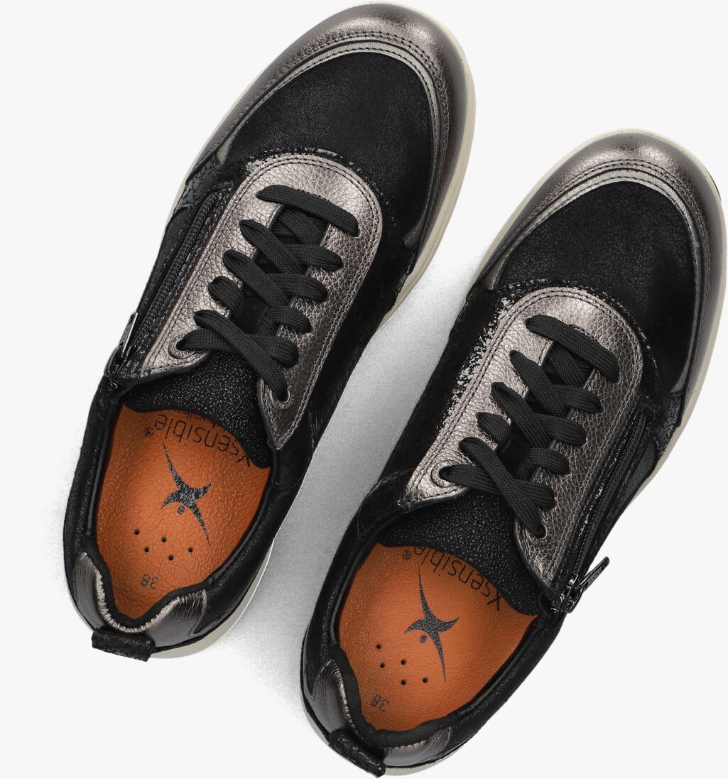 zilverkleurig xsensible lage sneakers valletta