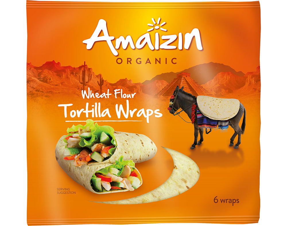 TORTILHA AMAIZIN WRAP BIO 240G