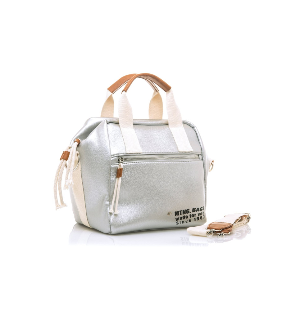Bolsa Mustang Silver Nero
