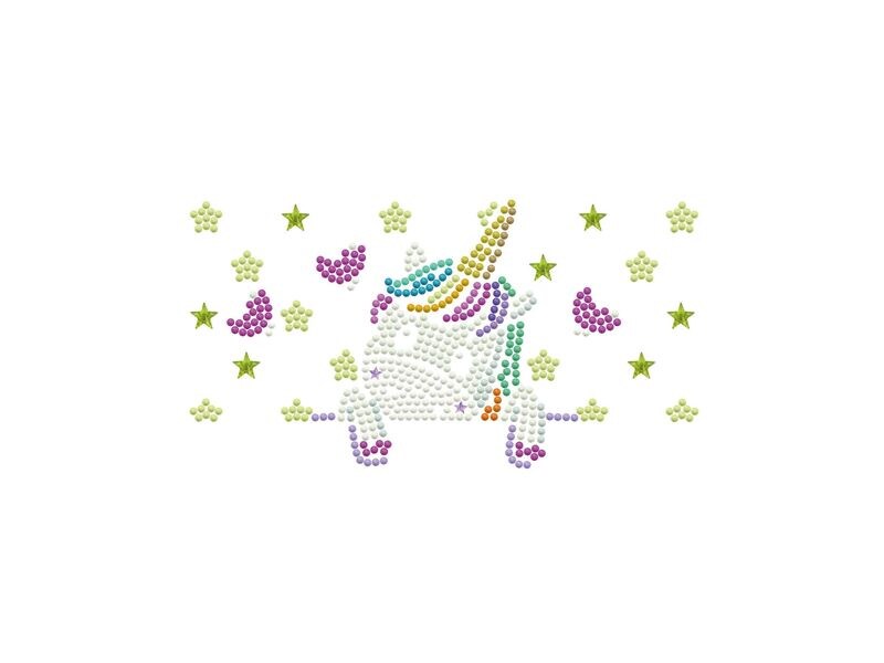 Diamond Dotz Bastelset Diamond Painting Set Einhornbaby Kreatives Komplettset