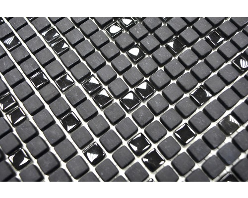 Glasmozaïek CUBA 01B zwart 30,5x30,5 cm