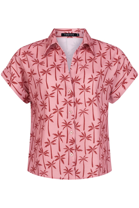 Ydence roze dames blouse