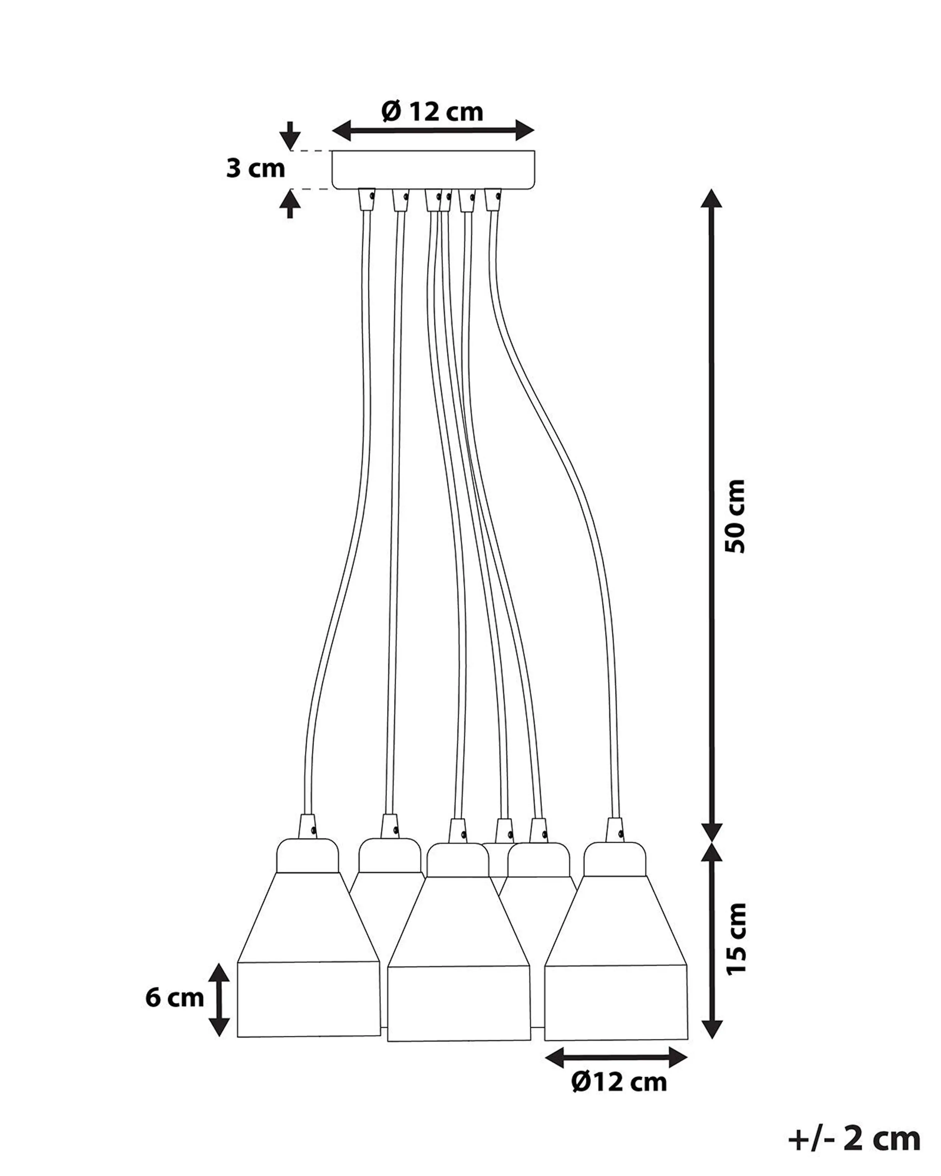 Hanglamp CESTOS Metaal Zwart