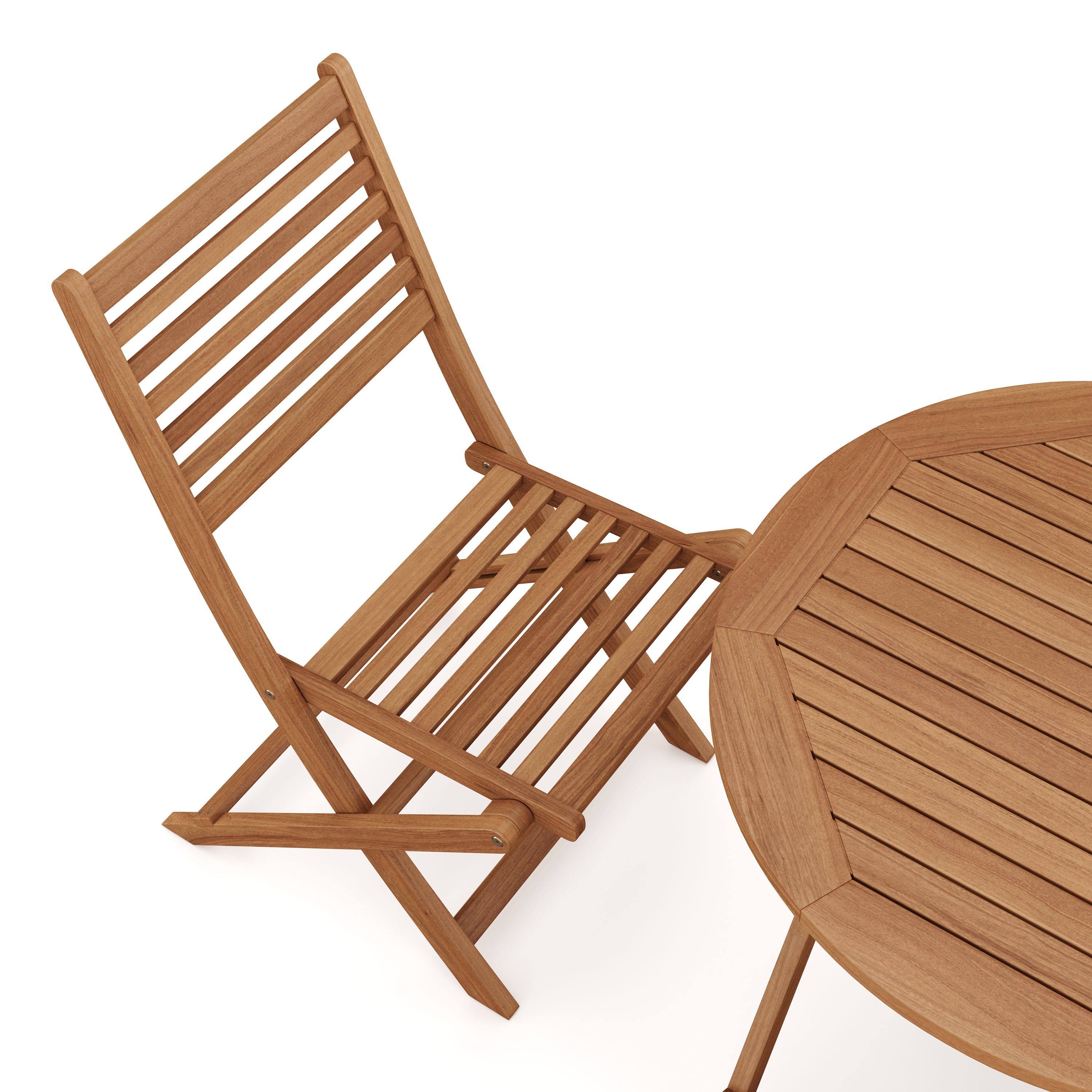 Gartenmöbel Set Holz AOSTA 5-teilig
