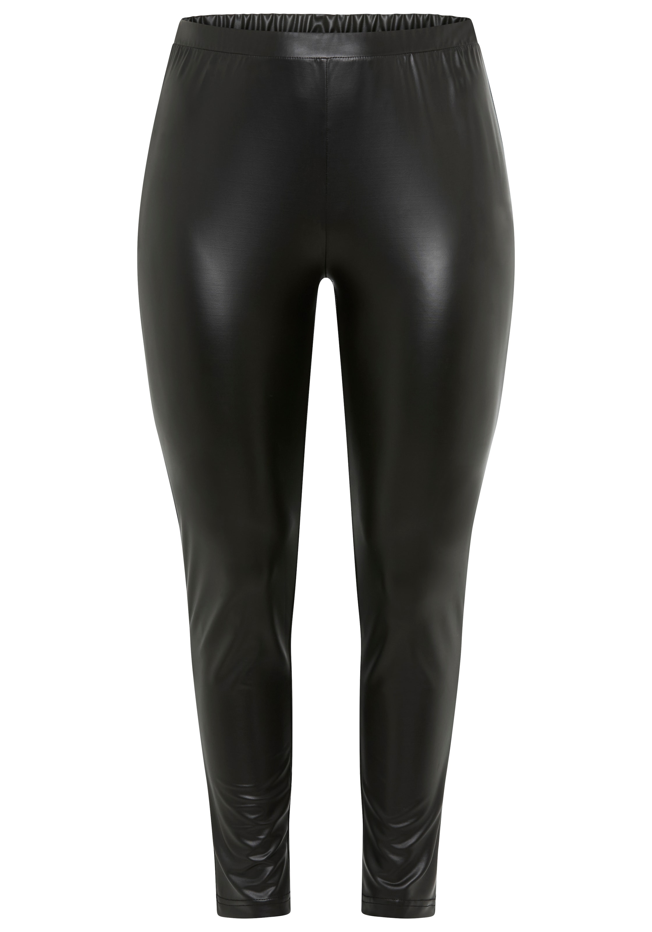 Laura Scott CURVE Lederimitathose  aus elastischer Ware - GROSSE GRÖSSEN