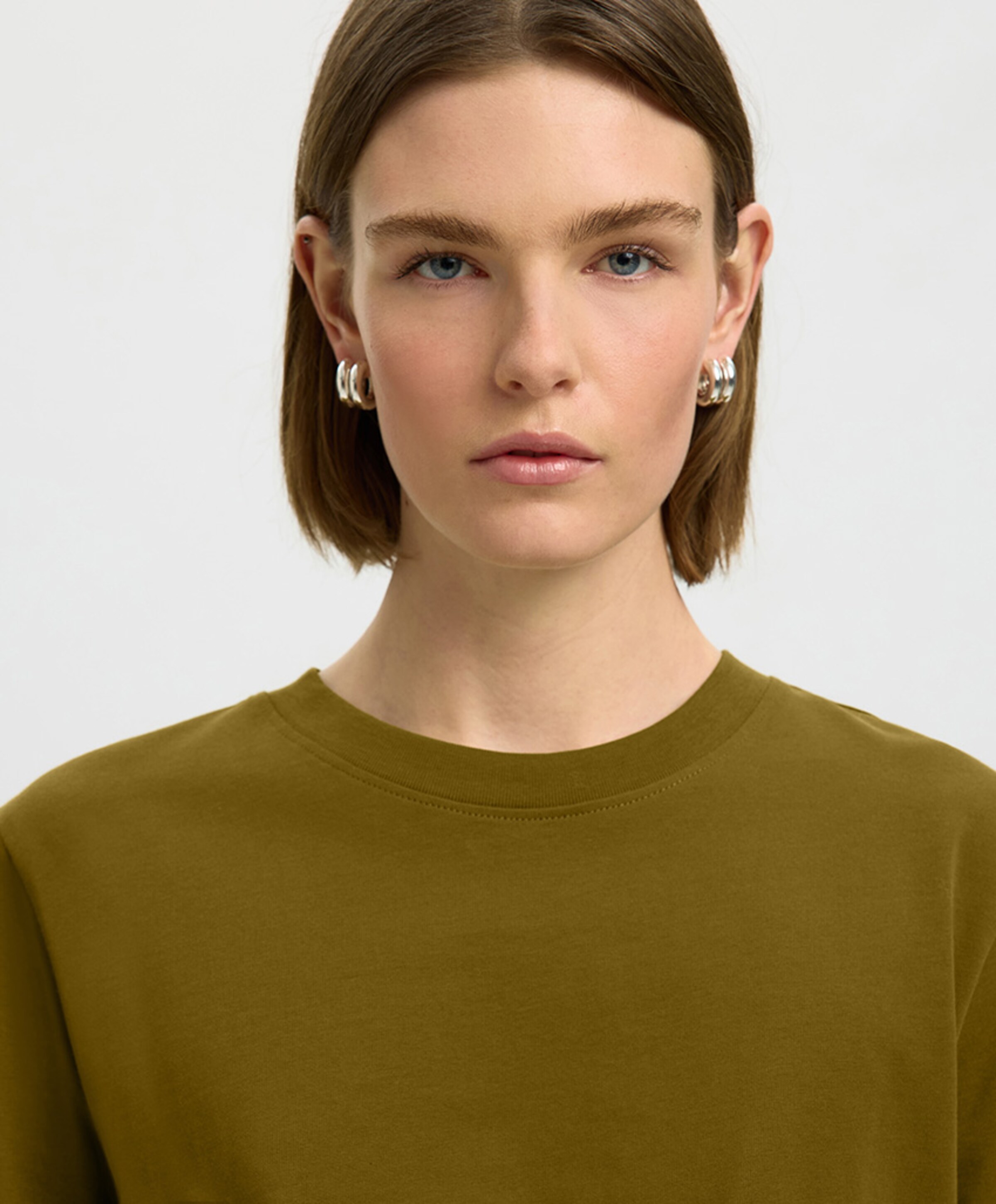 Selected Dames T-shirt groen