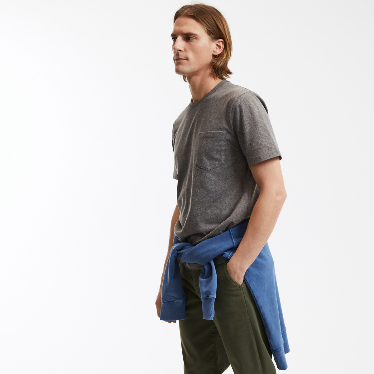 COLEÇÃO LA REDOUTE<br>Camiseta com gola redonda