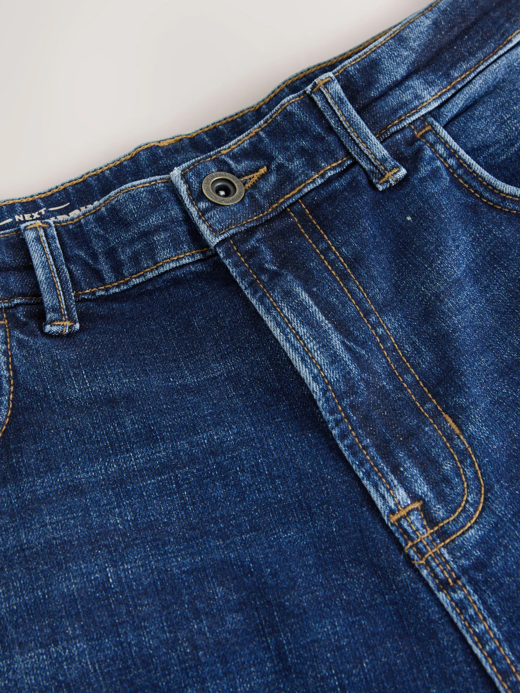 Blauw - Straight fit - Authentieke stretch denim jeans