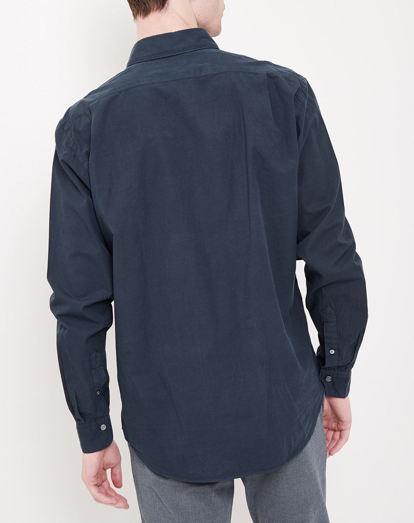 Hartford Chemise Regular Penn Pat marine