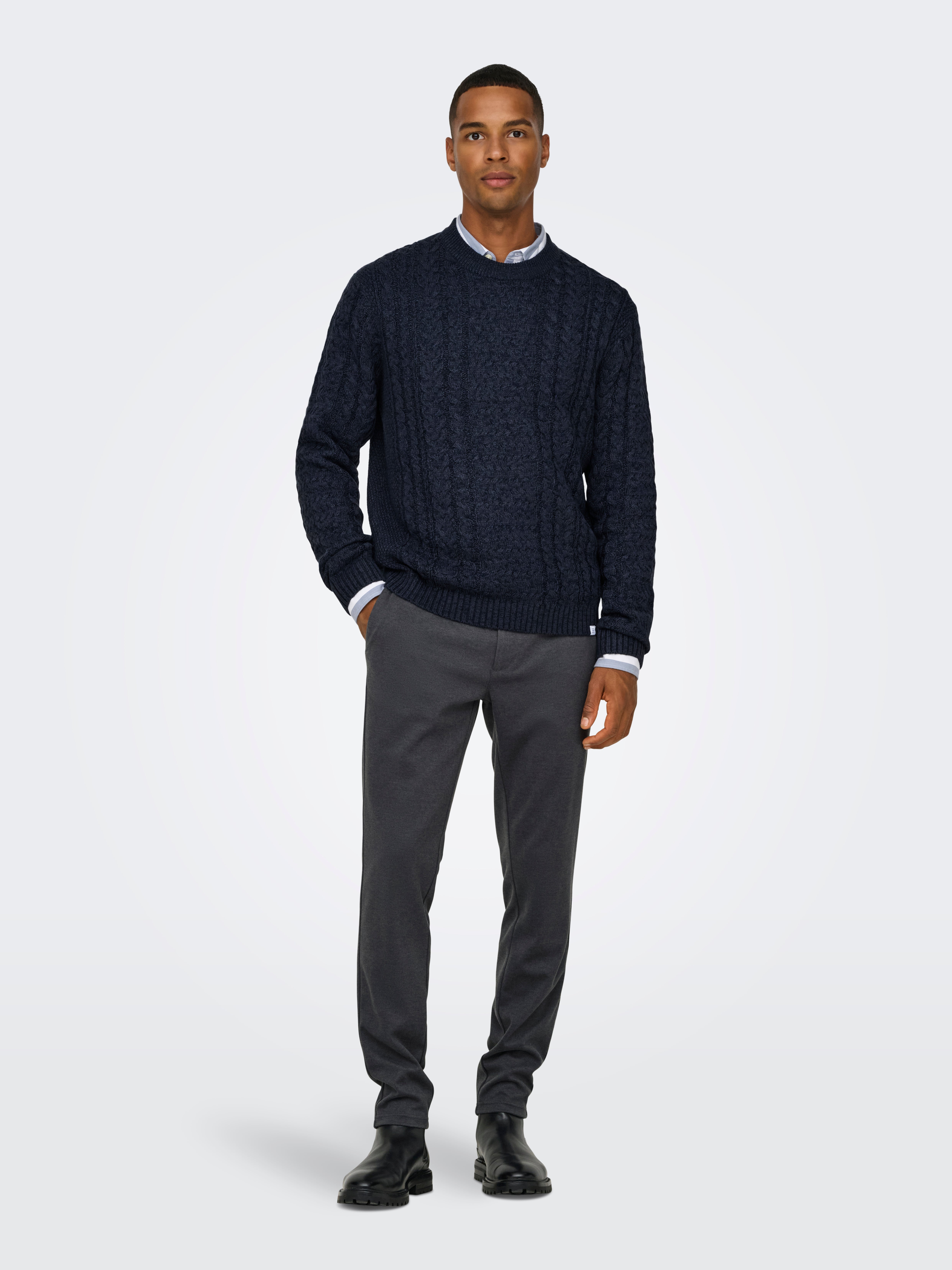 ONSFLETCHER Pullover Dark Navy