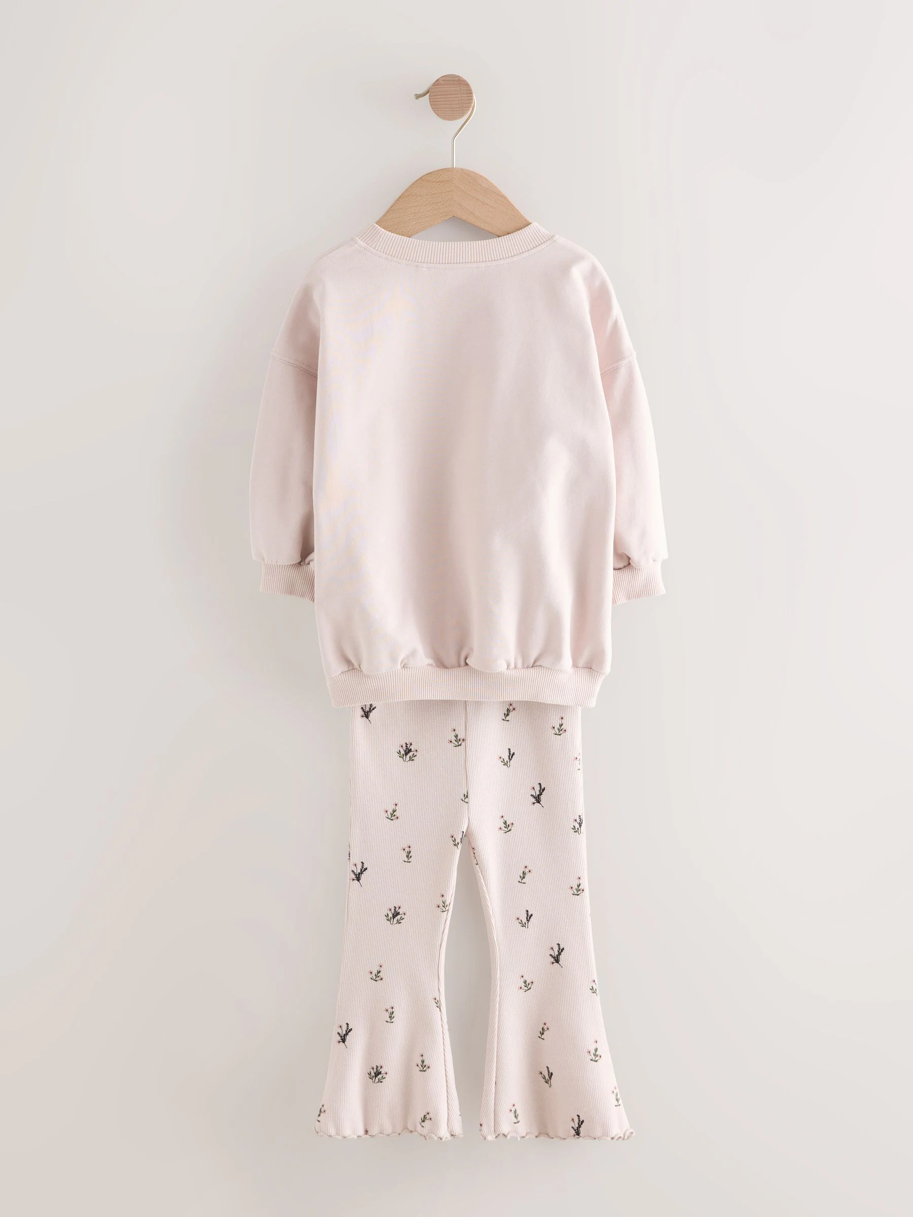 Zwart/wit - Set van 2 tops en flared leggings (3mnd-7jr)