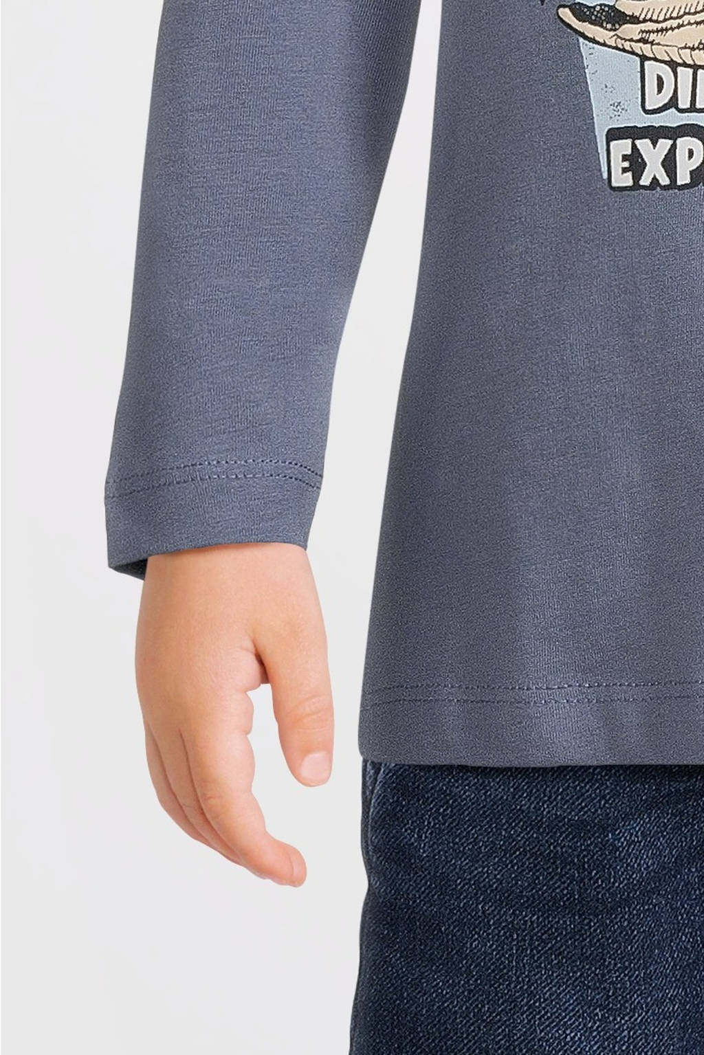 NAME IT longsleeve NMMVICTOR met printopdruk lichtblauw