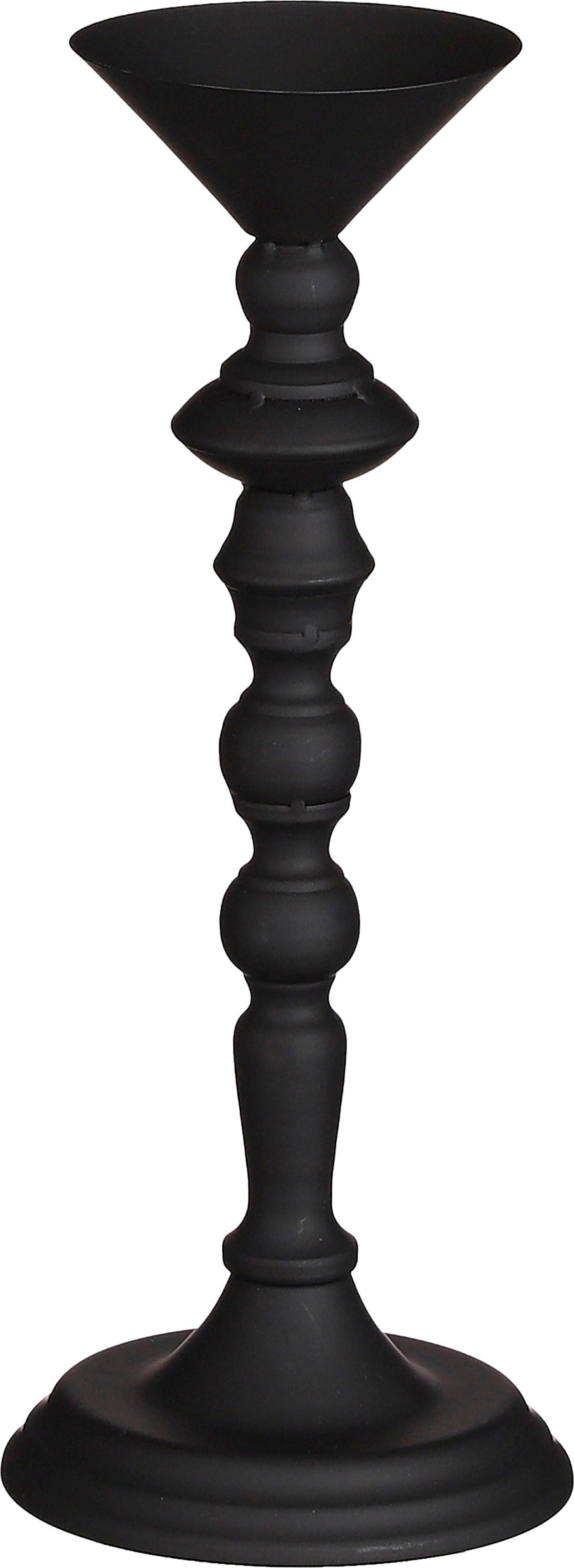 House of Seasons kandelaar zwart D 13,5 H 37,5 cm
