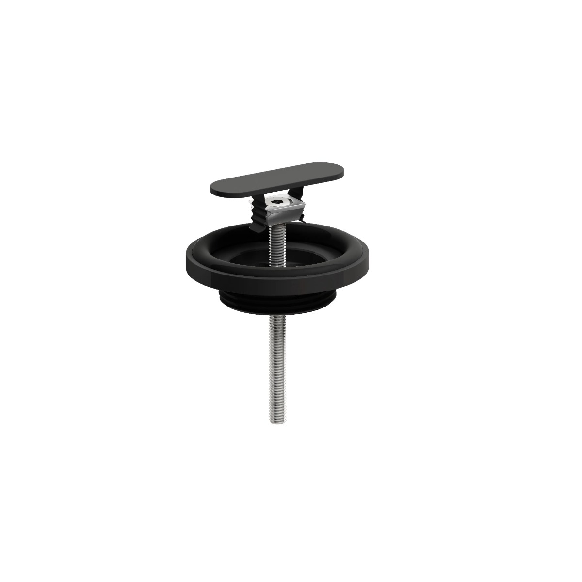 Clou (New) Flush/First afvoerplug en sifon aansluiting zwart mat