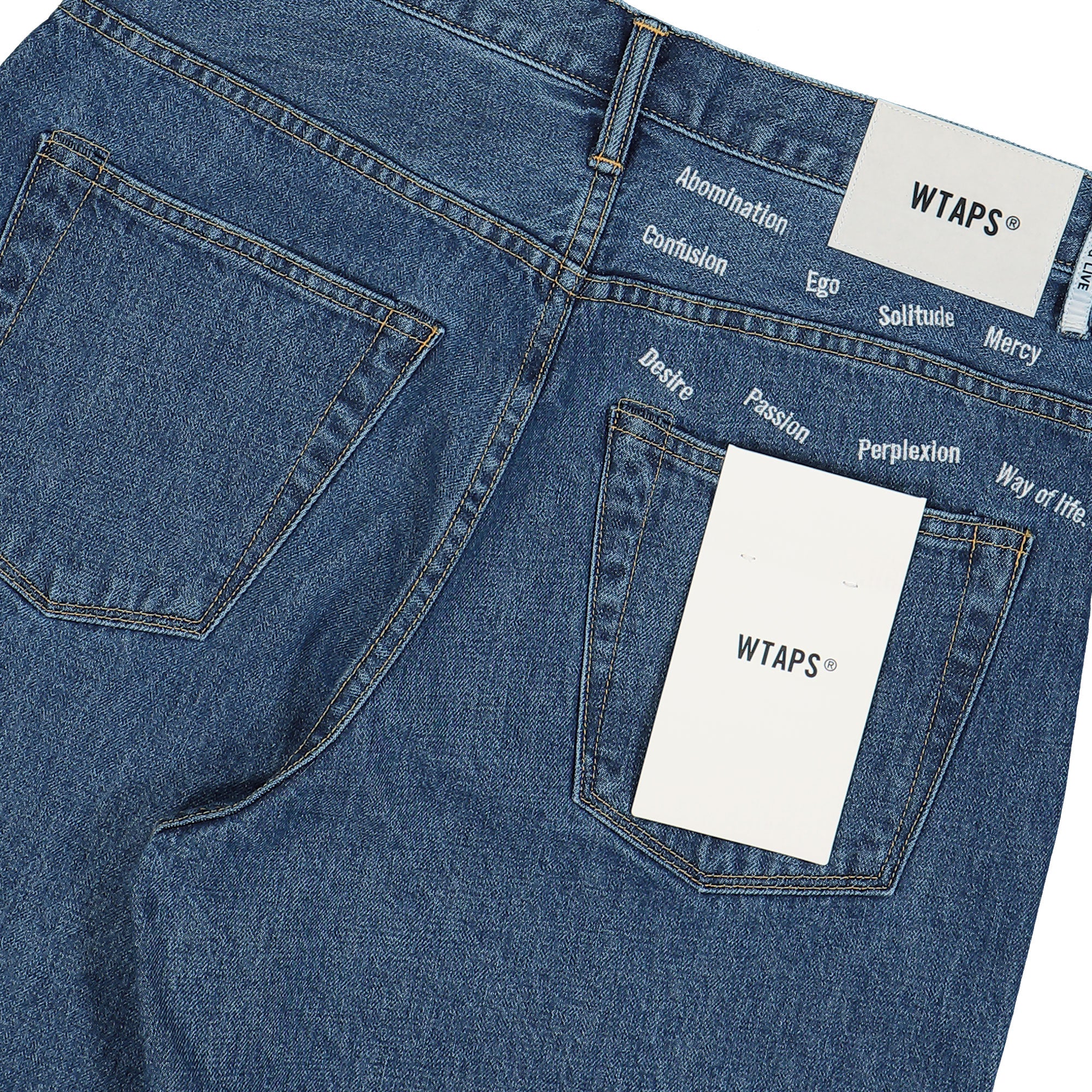 WTAPS<br>Blues Straight / Trousers / Cotton.Denim