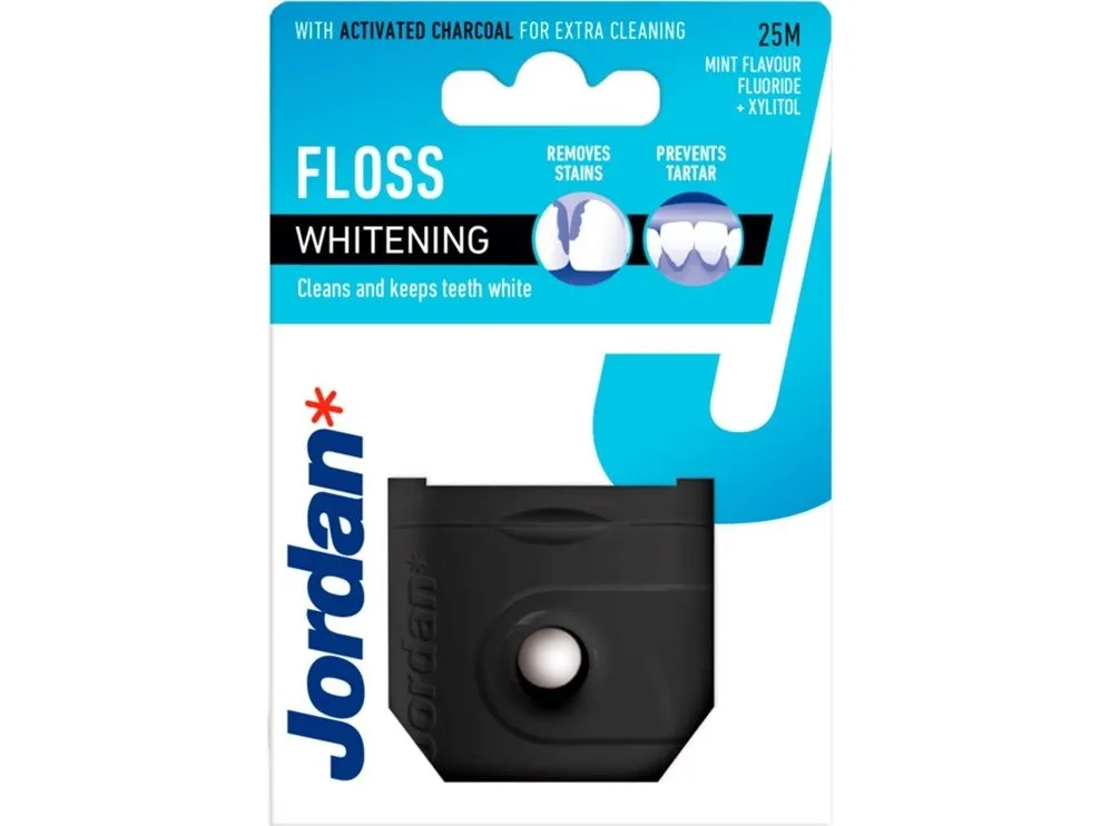 JORDAN_Dental Floss Whitening 25m floss